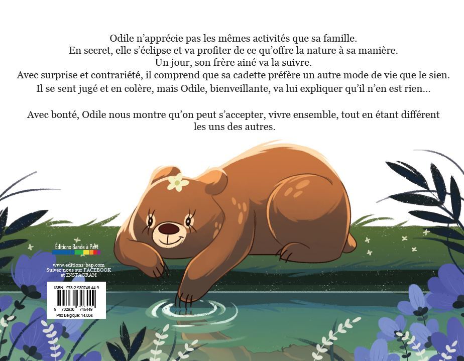 Odile, la petite oursonne -  S.A. William - BAP