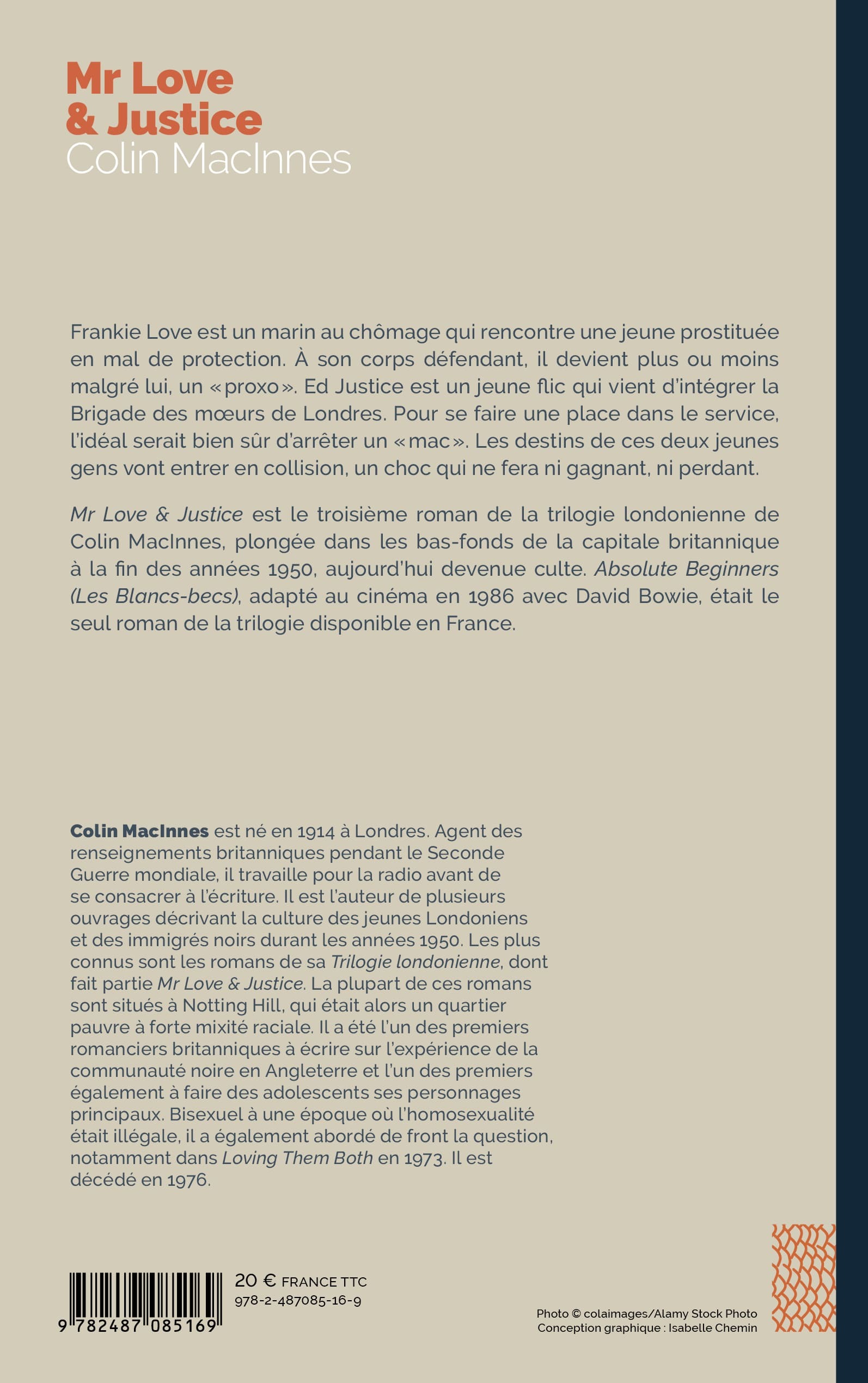 Mr Love & Justice - Colin MacInnes - ECAILLER DU SUD