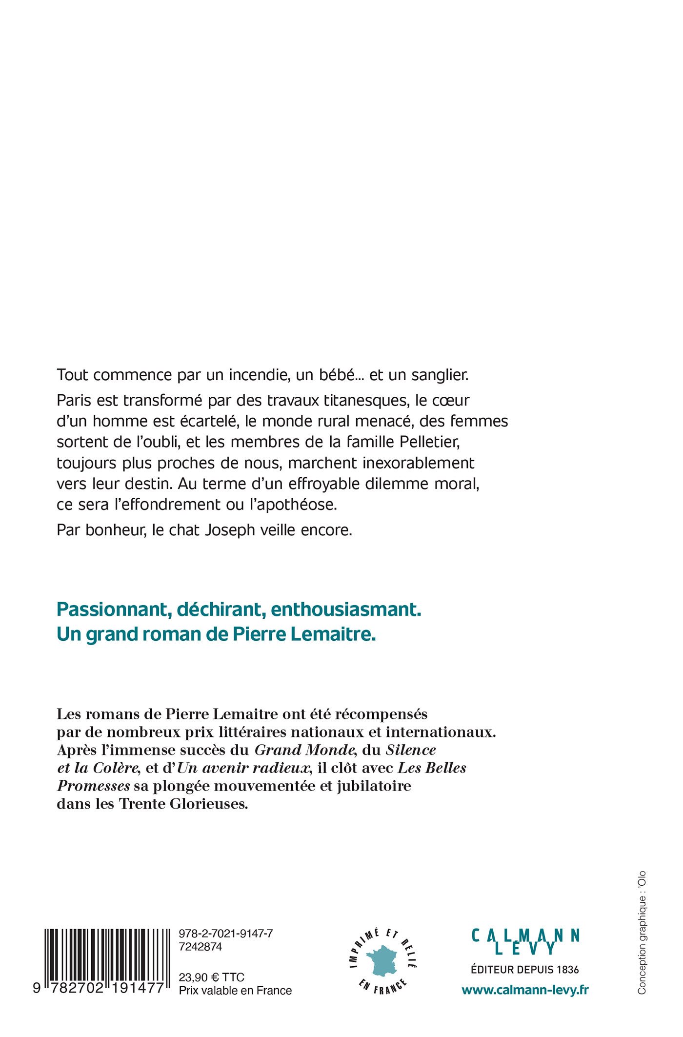 Les Belles Promesses - Pierre Lemaitre - CALMANN-LEVY