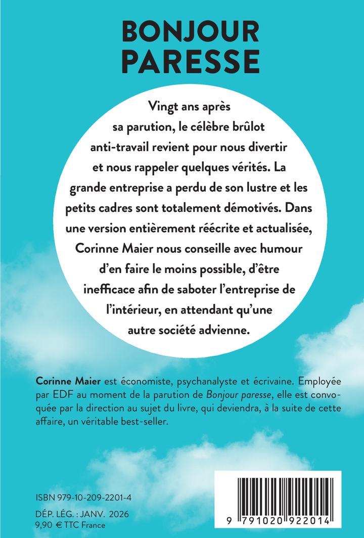 Bonjour Paresse - Corinne Maier - LIENS LIBERENT