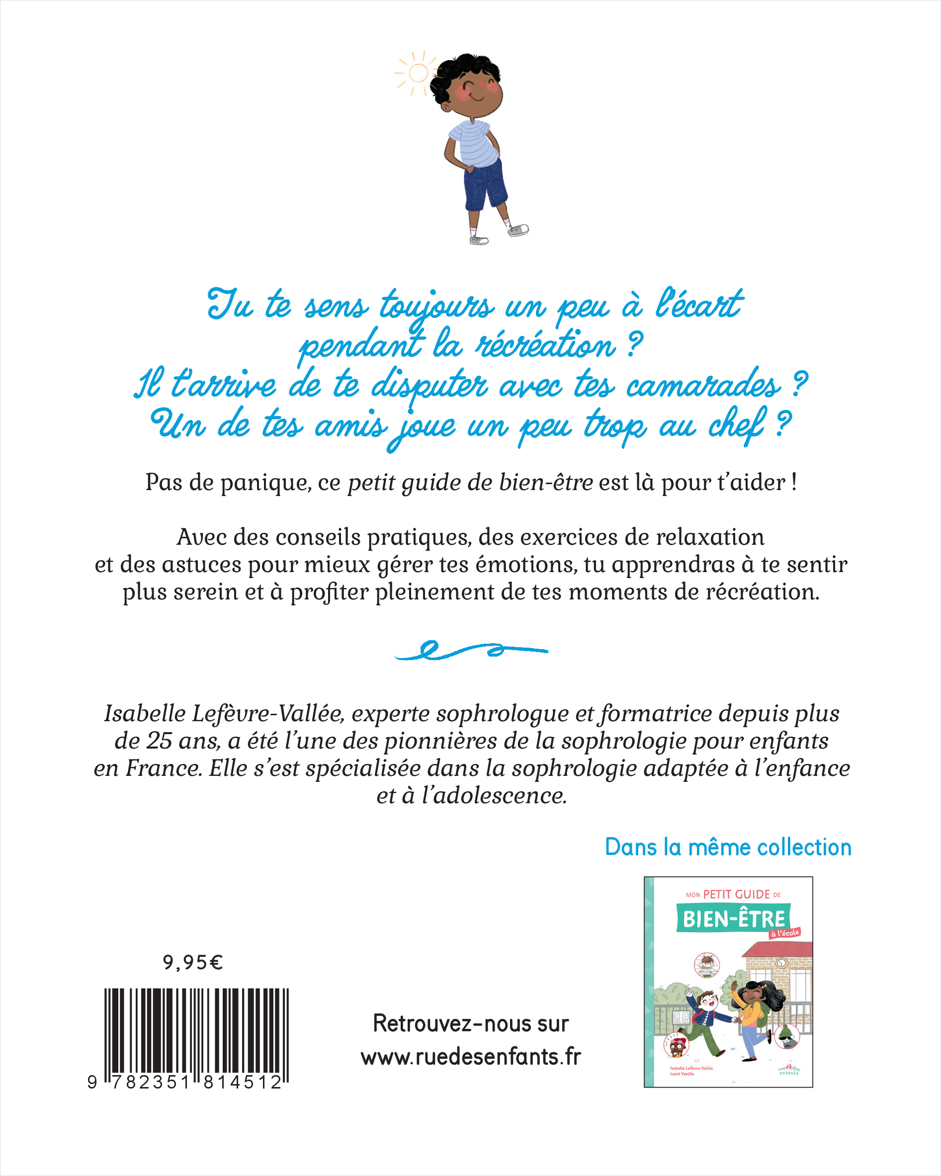 Mon petit guide de bien-être à la récré - Isabelle Lefèvre-Vallée, Laeti Vanille - CTP RUE ENFANTS