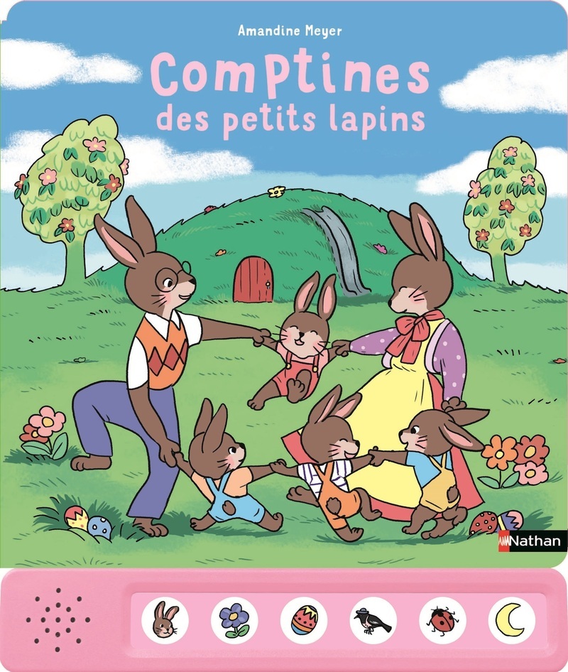Comptines des petits lapins -  - NATHAN