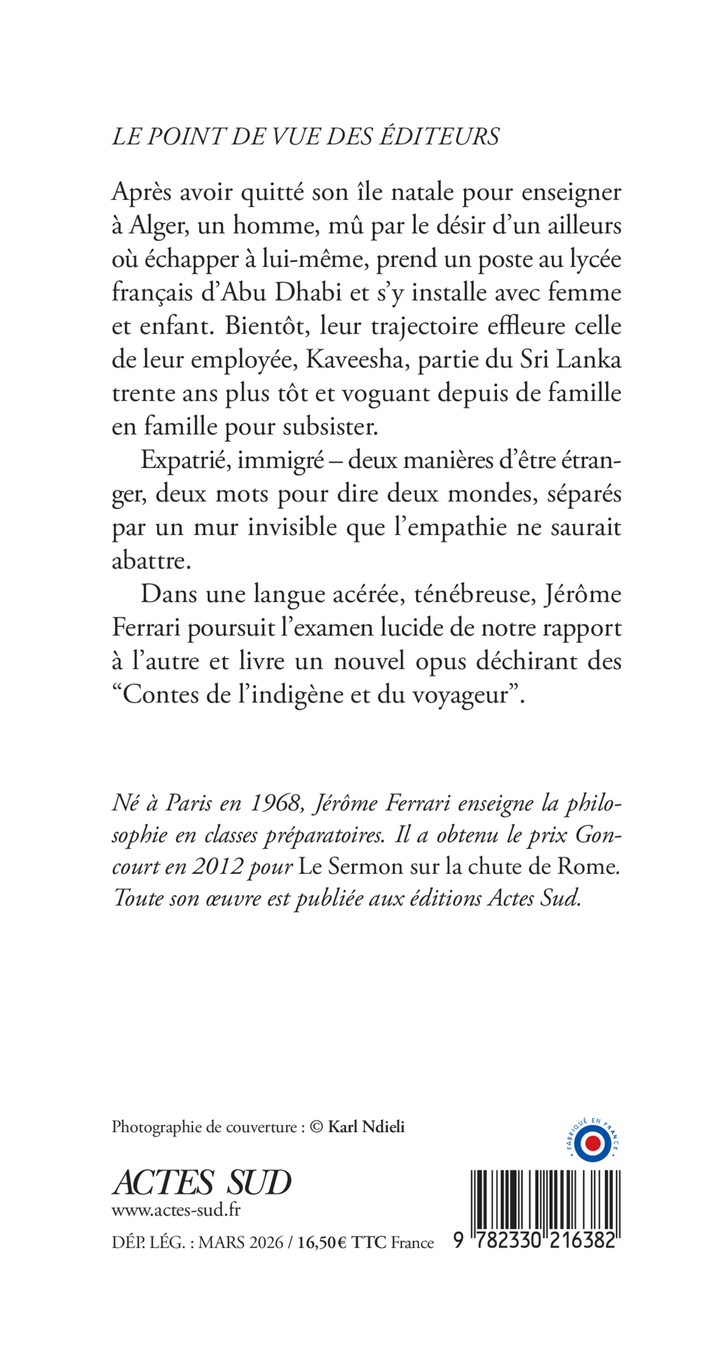 Très brève théorie de l'enfer - Jérôme Ferrari - ACTES SUD