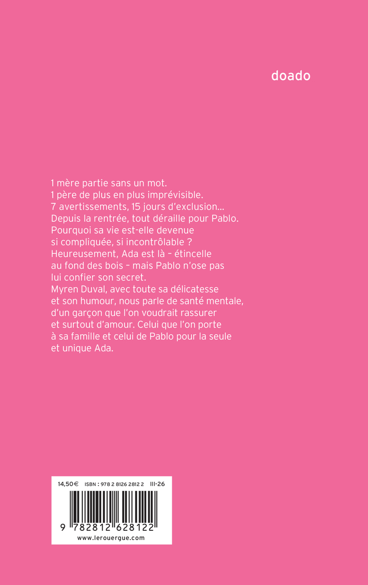 Pablo dans les bois - Myren Duval - ROUERGUE