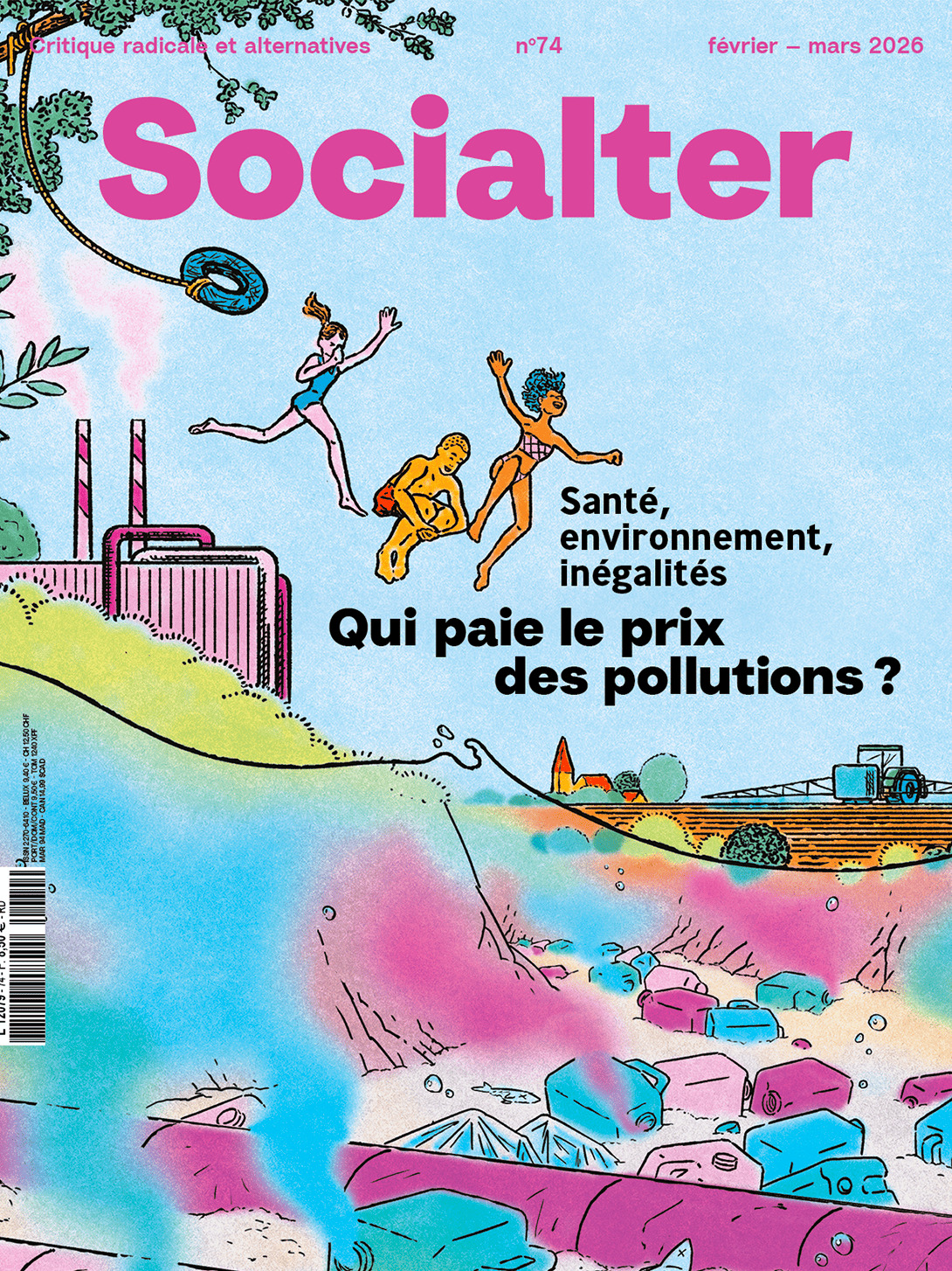Socialter n°74 : Qui paie le prix des pollution ? - Février/Mars 2026 -  Socialter - SOCIALTER