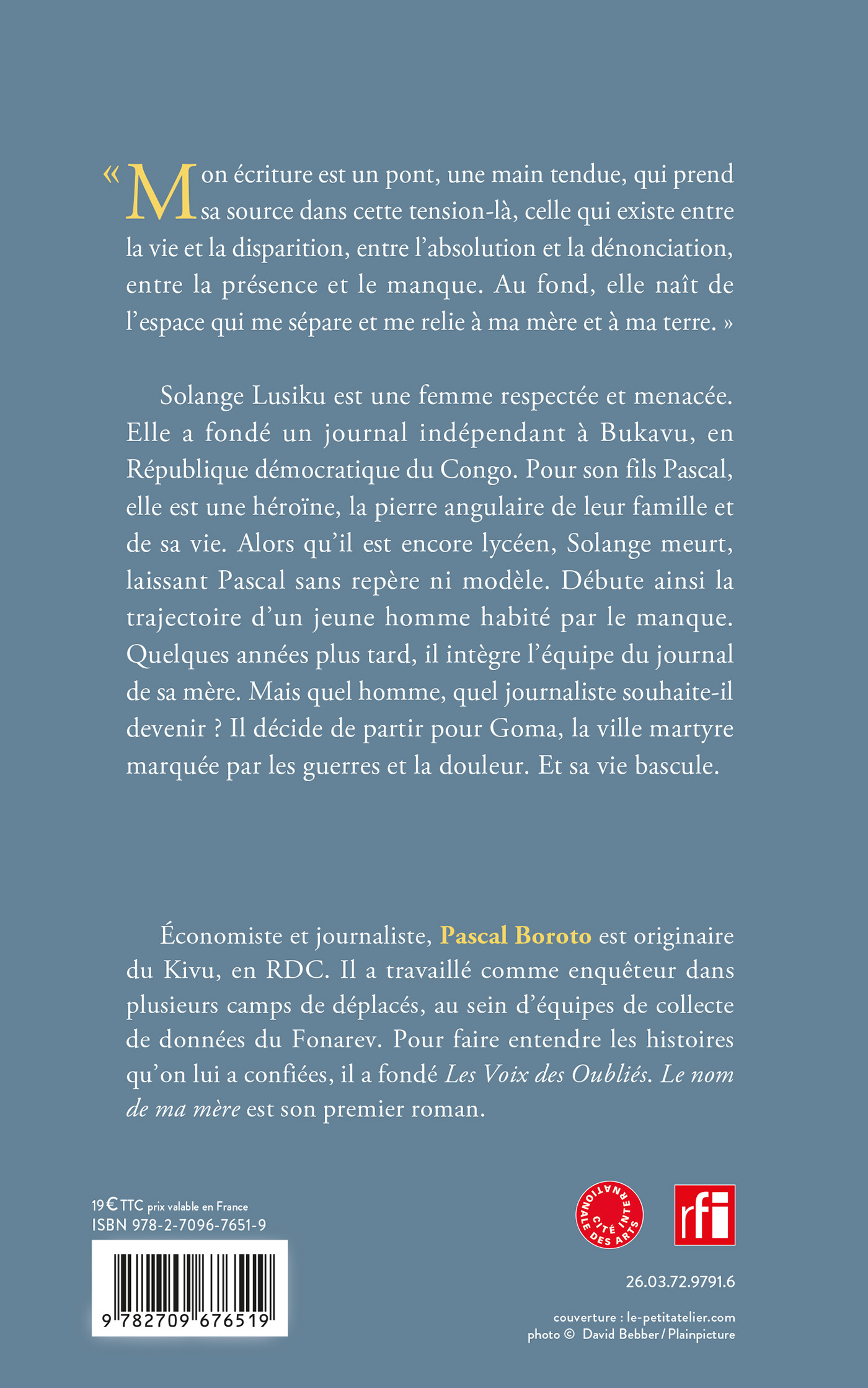 Le nom de ma mère - Pascal Nnaka Boroto - LATTES