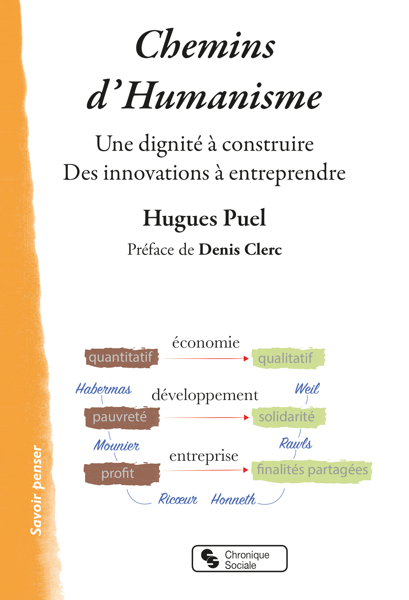 Chemins d'Humanisme - Hugues Puel, Denis Clerc - CHRONIQUE SOCIA