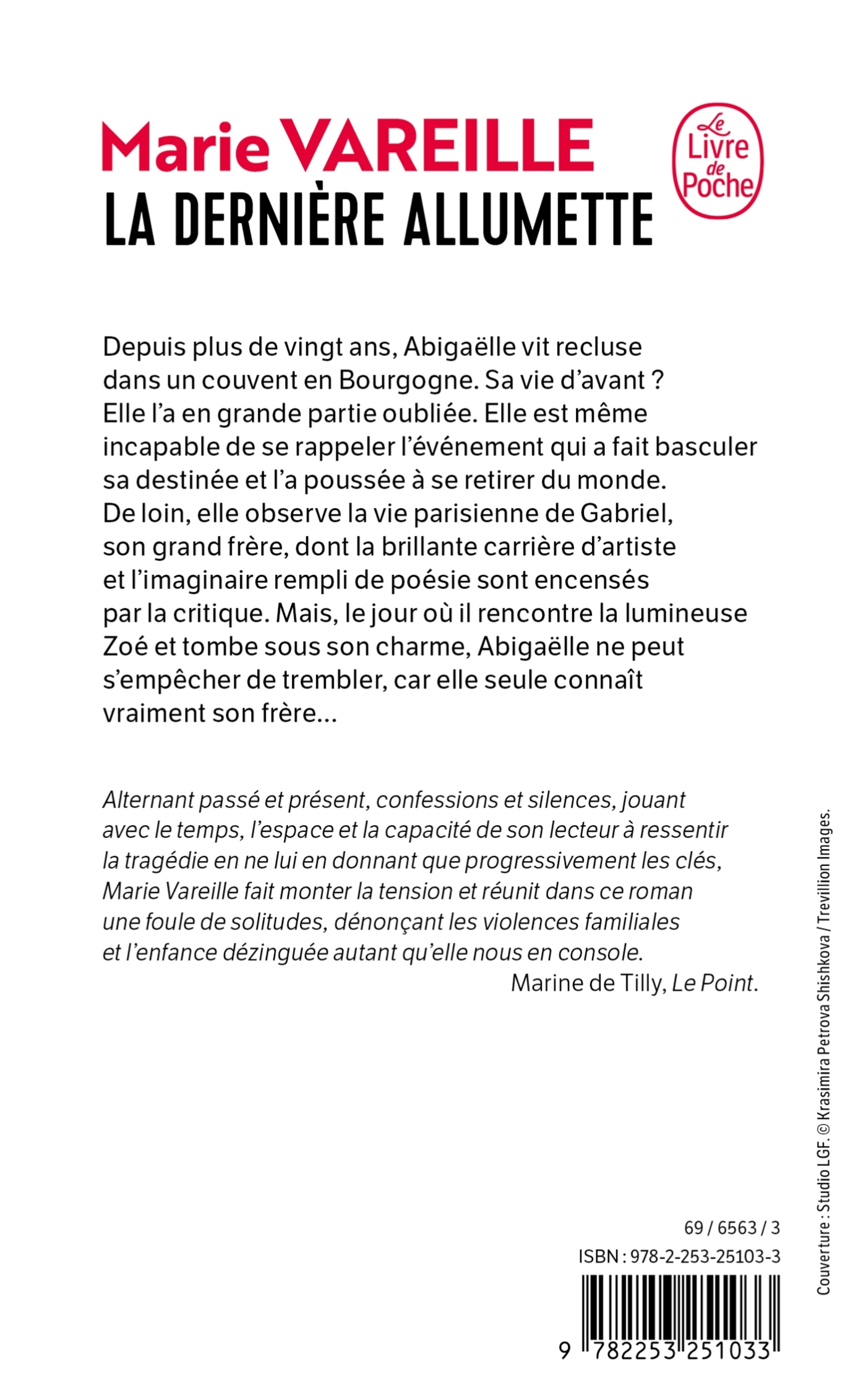 La Dernière Allumette - Marie Vareille - LGF