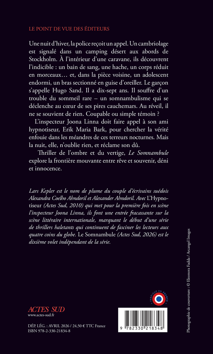 Le Somnambule - Lars Kepler - ACTES SUD