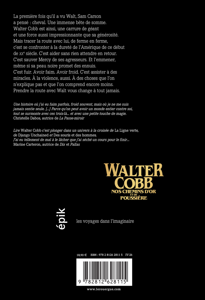 Walter Cobb - Mathilde De Lagausie - ROUERGUE