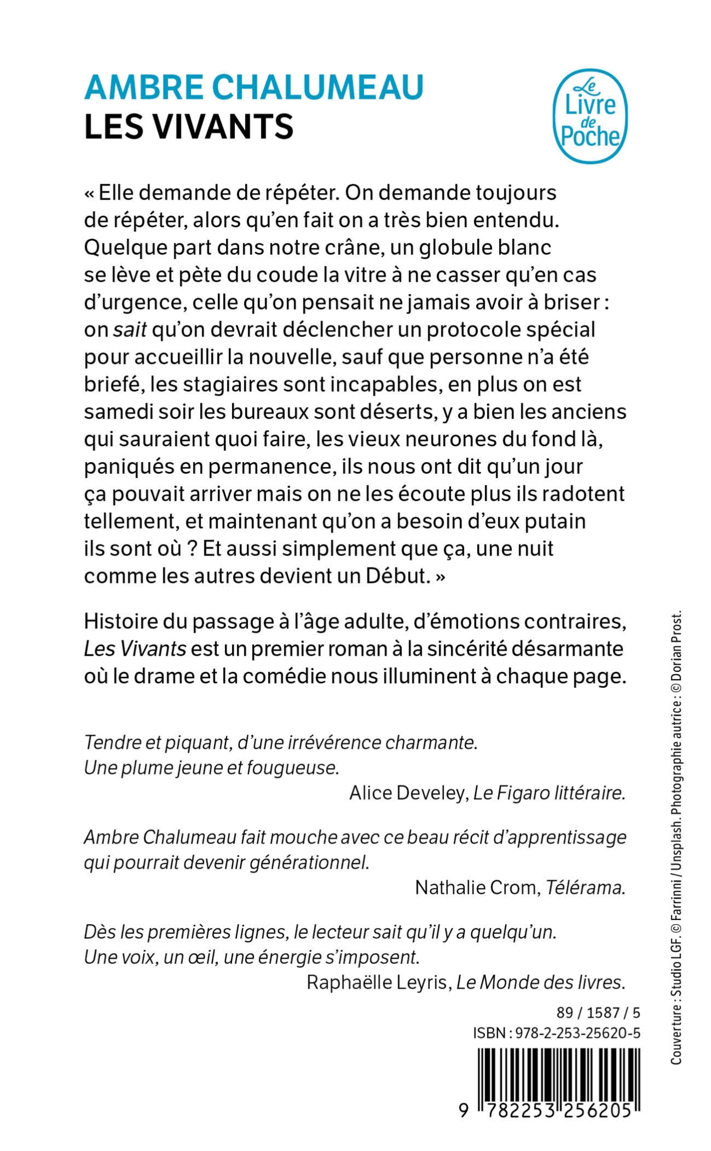 Les Vivants - Ambre Chalumeau - LGF