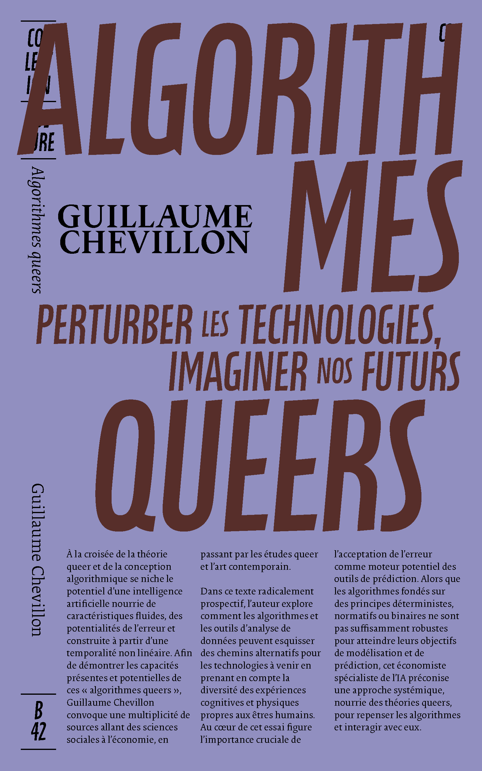Algorithmes queers - Guillaume Chevillon - B42