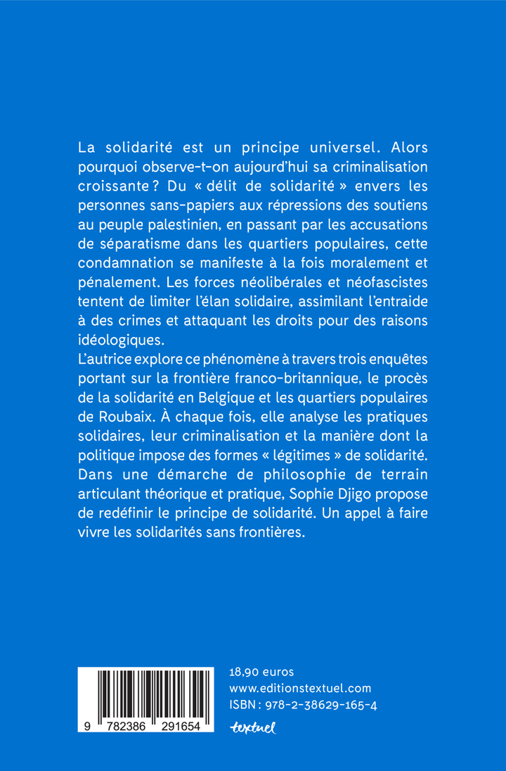 La solidarité n'est pas un crime - Sophie Djigo - TEXTUEL