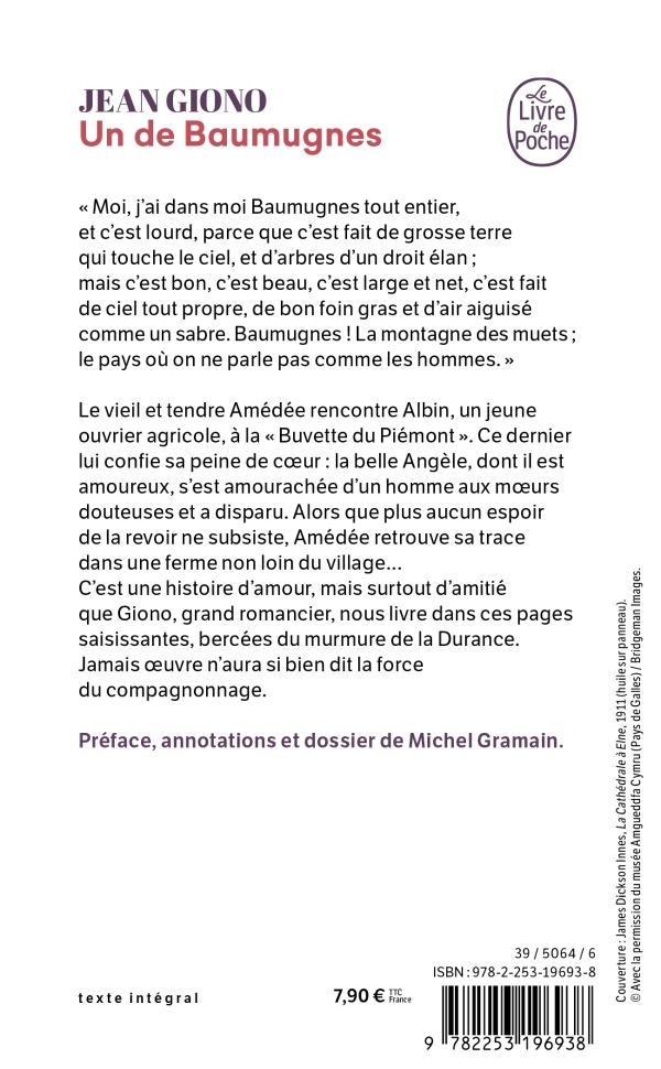 Un de Baumugnes (Nouvelle édition) - Jean Giono - LGF