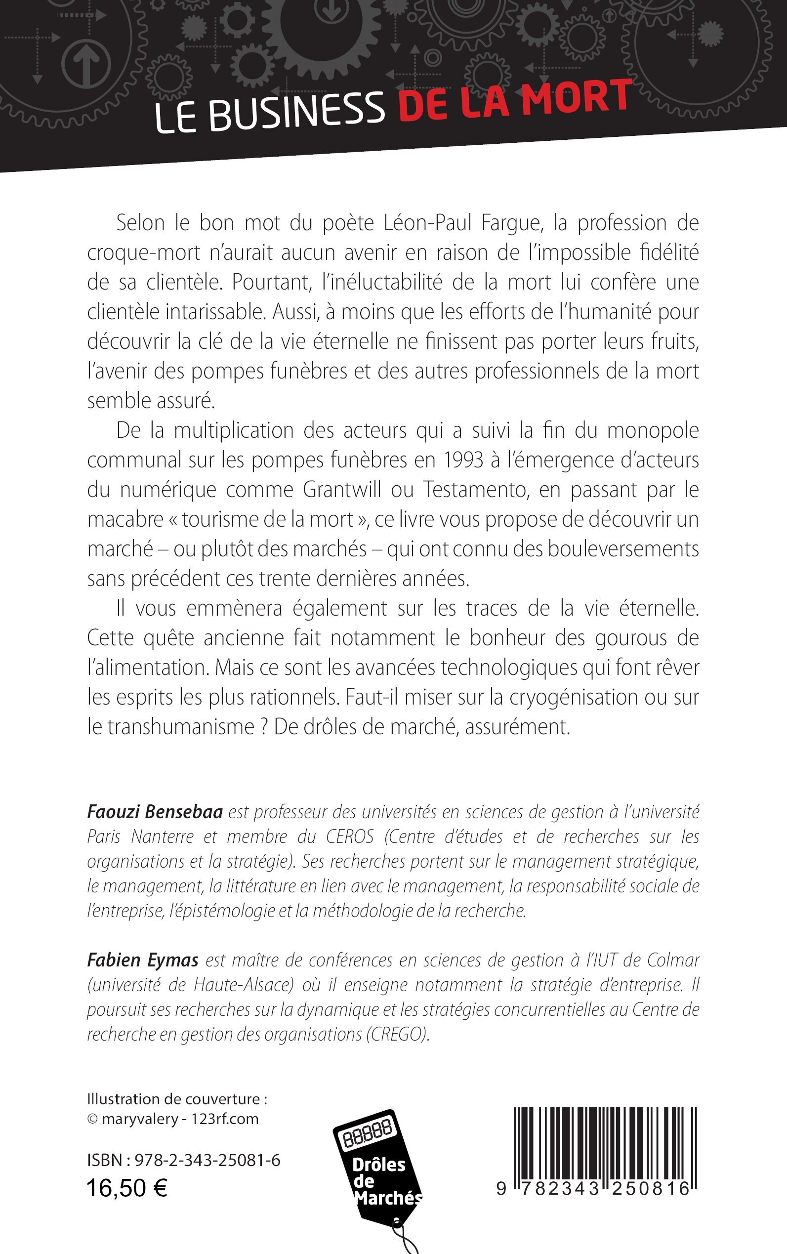 Le business de la mort - Faouzi Bensebaa, Fabien Eymas - L'HARMATTAN