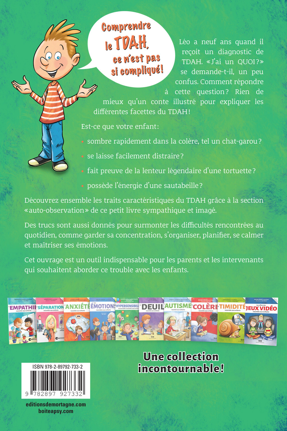 Le TDAH raconté aux enfants - Ariane Hébert - DE MORTAGNE