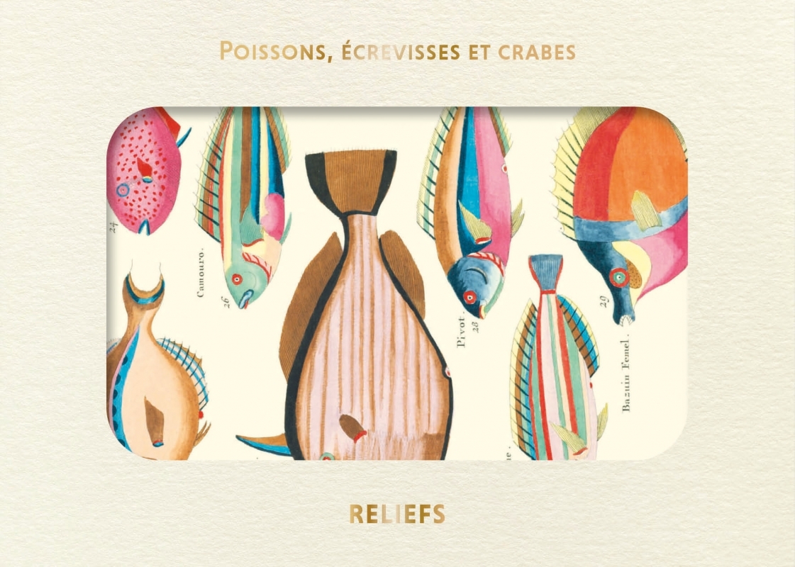 Livre d’images - Poissons, écrevisses et crabes - Louis Renard - RELIEFS