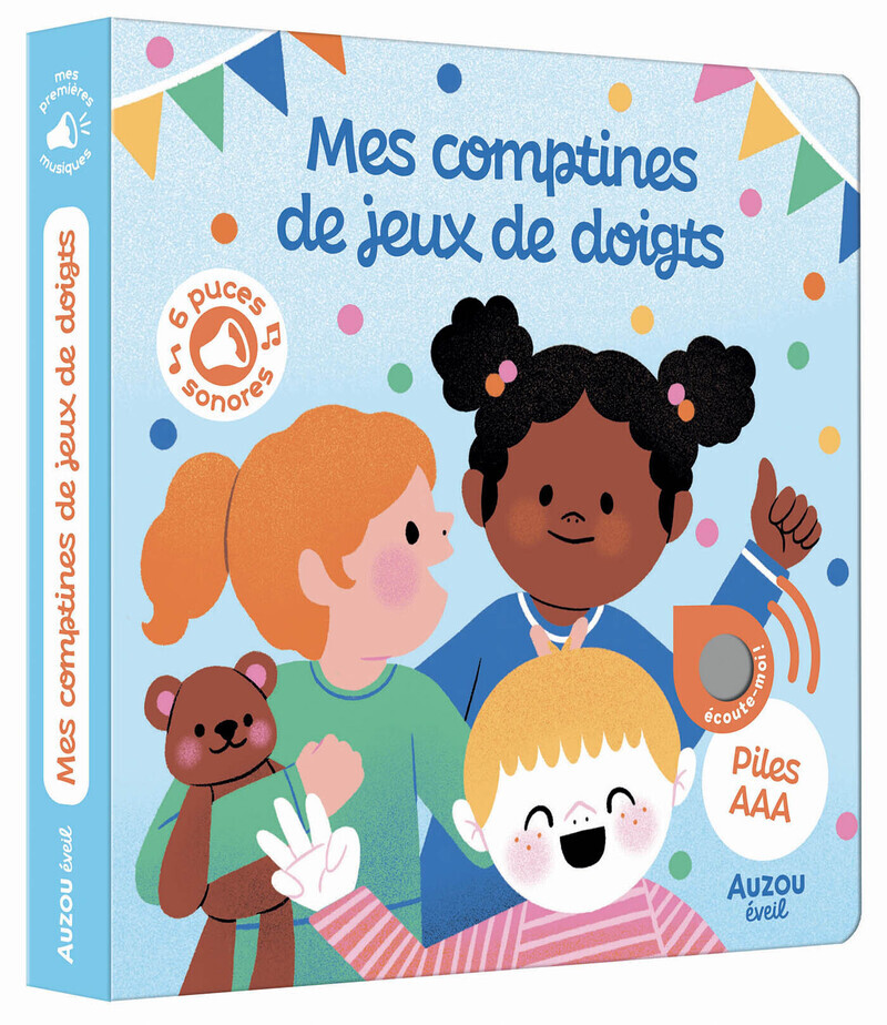 Mes comptines de jeux de doigts - MICHAUD RAPHAELLE - AUZOU