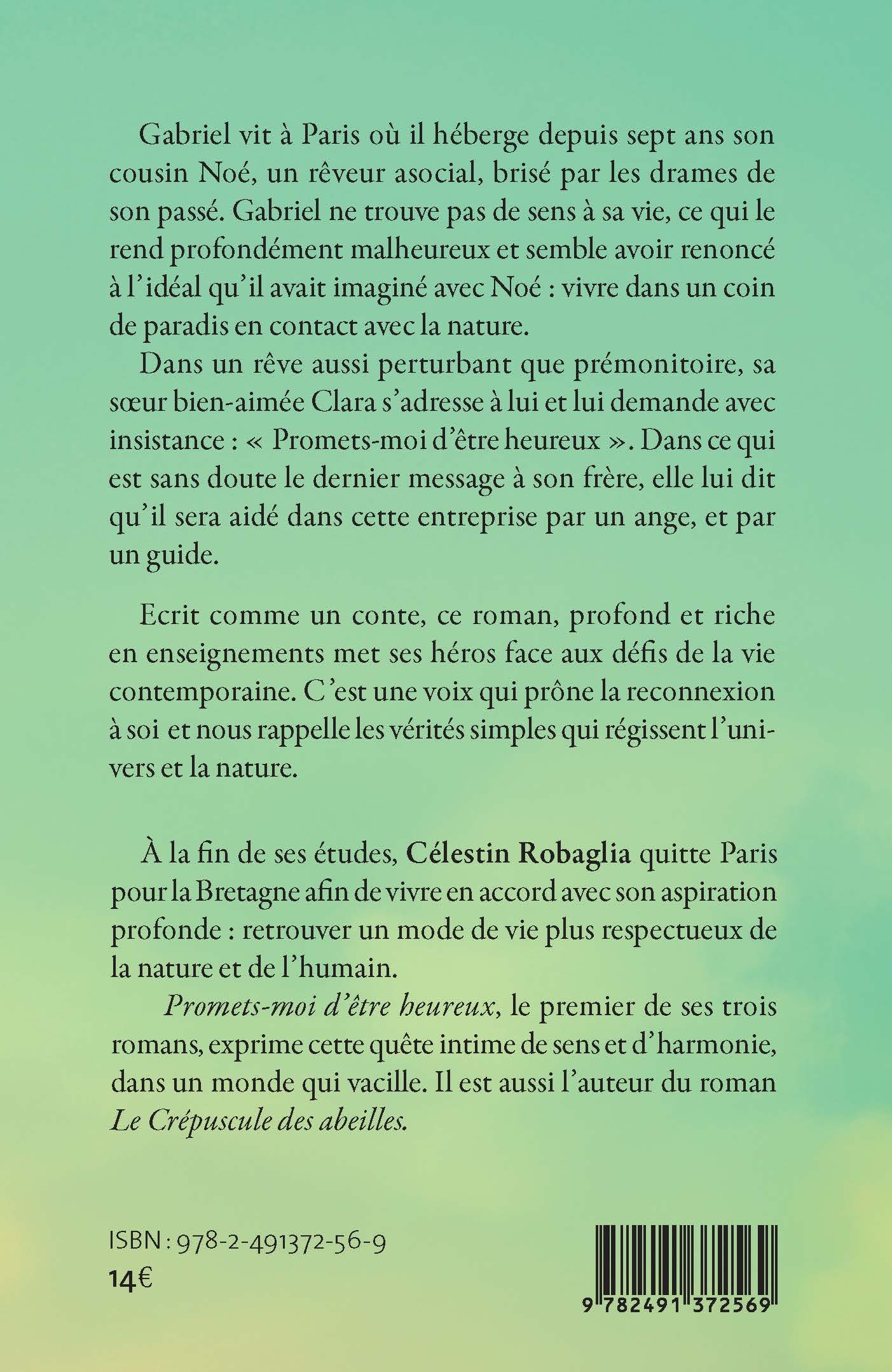 Promets-moi d'être heureux - Célestin Robaglia - BELLE ETOILE