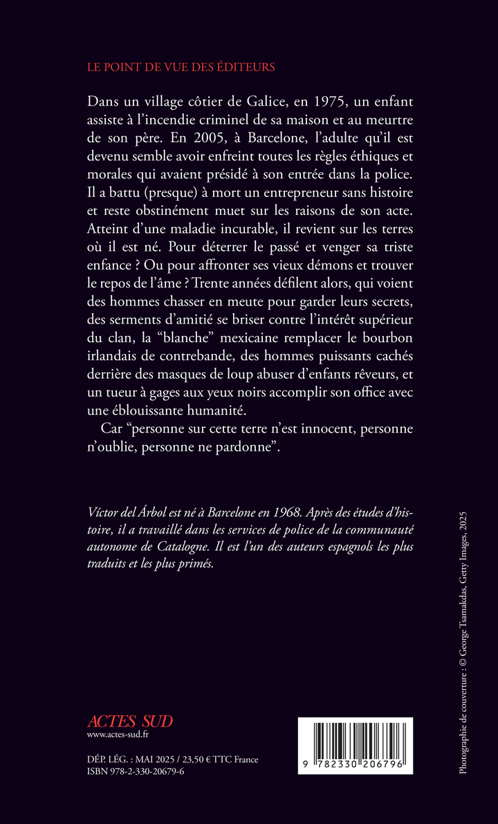 Personne sur cette terre - Victor Del arbol - ACTES SUD